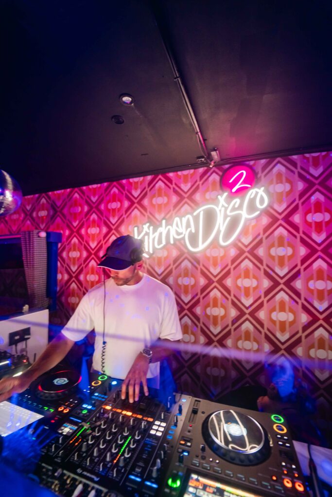DJ playing a set at Campus Liverpool